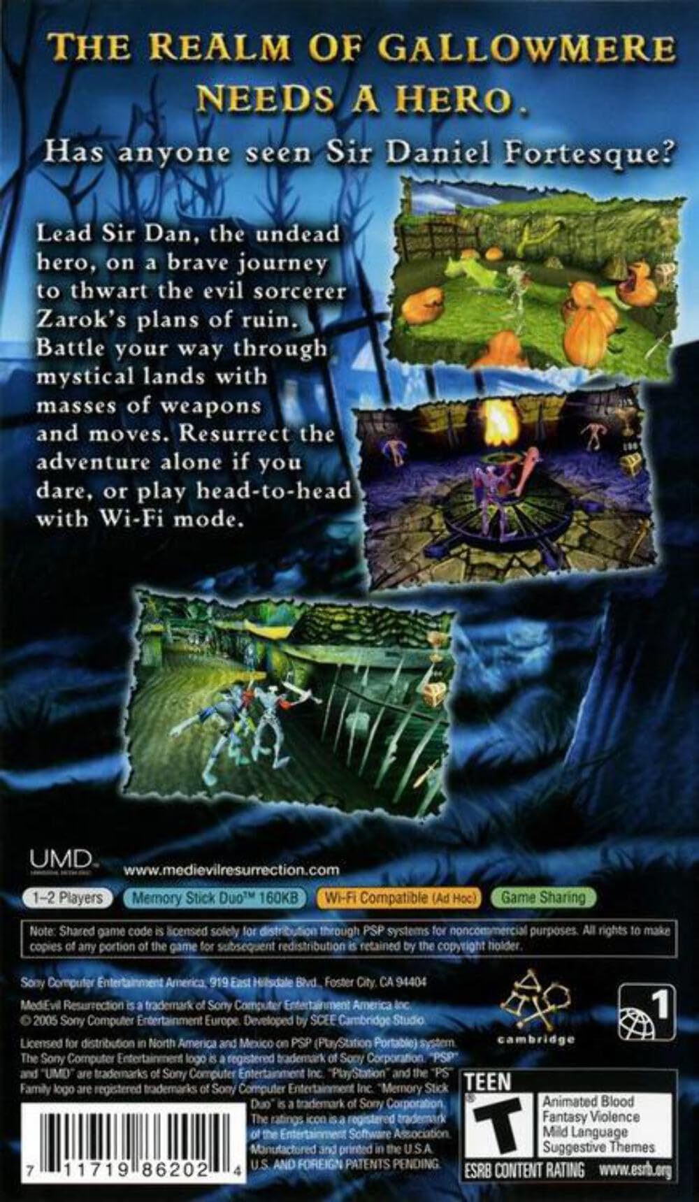 Medievil Resurrection - PlayStation Portable: PlayStation Portable